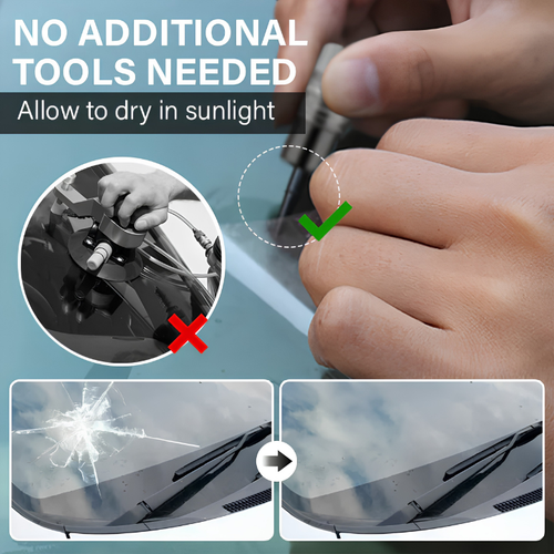 KEETON GlassFix — Windshield Chip & Crack Repair Kit